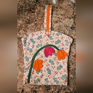 Vintage | Hand Sewn Floral Print Child's Purse Bag Tote